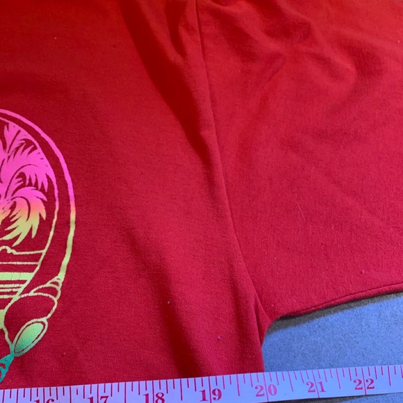 Vintage Red Florida T Shirt Adult Womens L Large Tee Hef-T Ocean 90s USA - Picture 7 of 8